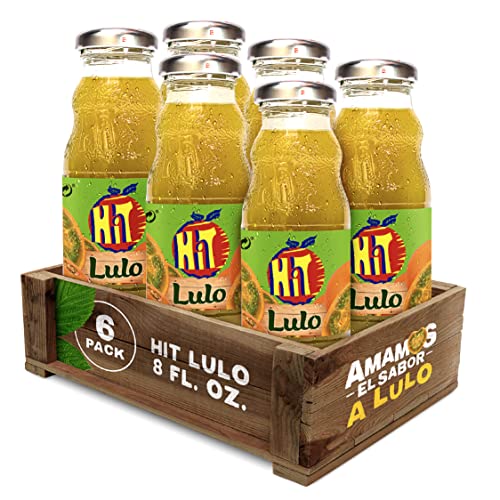 HIT Jugo Sabor Lulo 237 ml. – 6 Pack / Juice Lulo Flavor 8 fl. oz. – 6 Pack